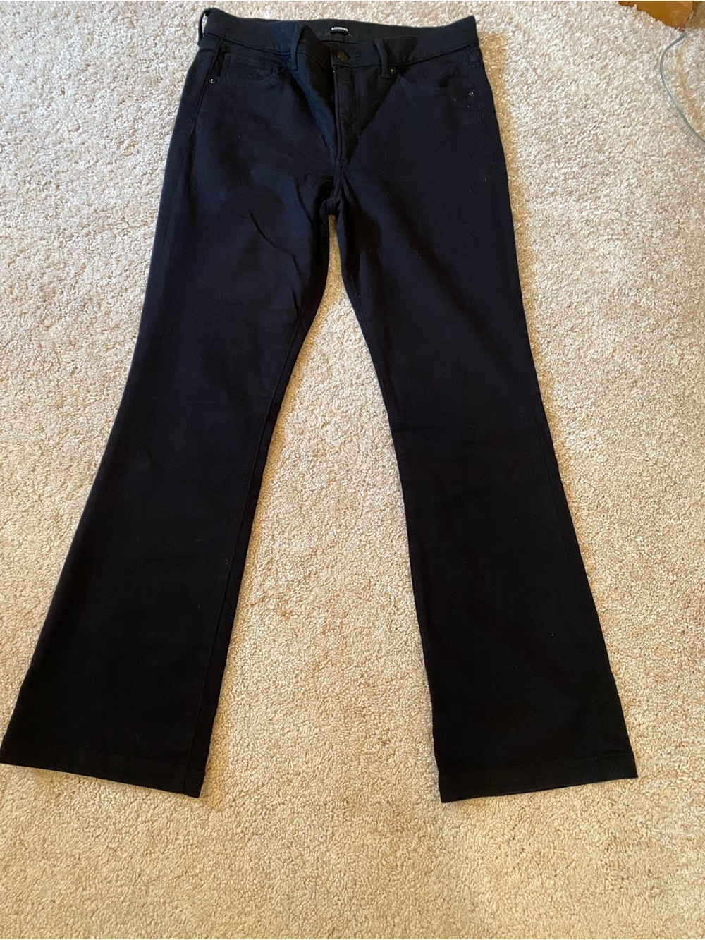Express Black Bootcut Jeans